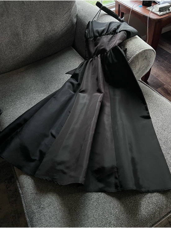 Vintage Gunne Sax By Jessica Mcclintock Black Dress Size 11